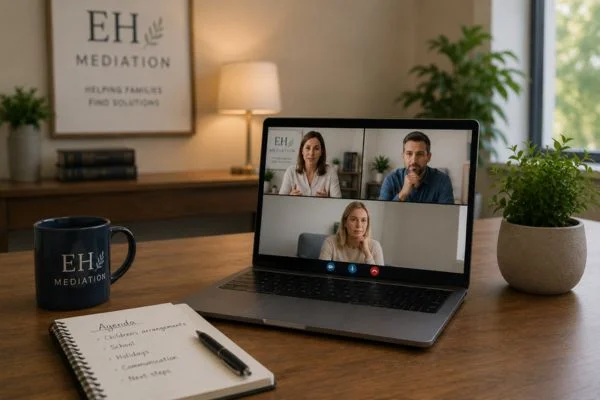 child access mediation Hayle online meeting.