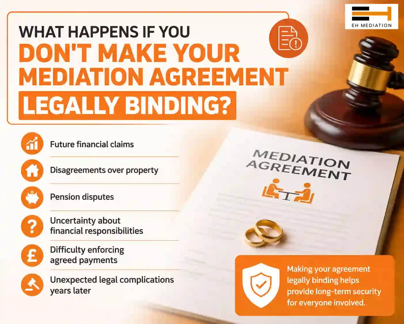 What Happens If You Don't Make Your Mediation Agreement Legally Binding Hayle?